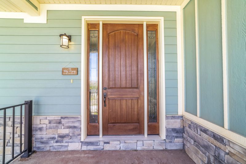 Exterior Door Staining
